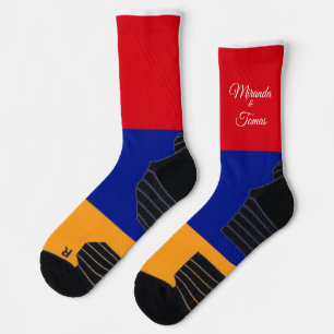Chaussette Drapeau Arménien Personnalisé