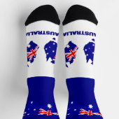 Chaussette Drapeau australien patriotique, Australie durable (Haut)