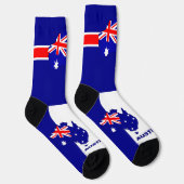 Chaussette Drapeau australien patriotique, Australie durable (Droite)