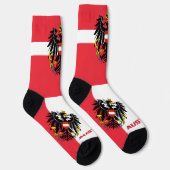 Chaussette Drapeau autrichien Patriotique, Autriche durable (Droite)