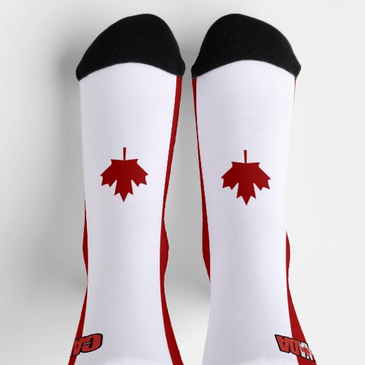 Chaussette Drapeau canadien (Haut)