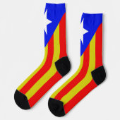 Chaussette Drapeau catalan (Gauche)