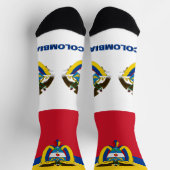 Chaussette Drapeau colombien patriotique, Colombie durable (Haut)