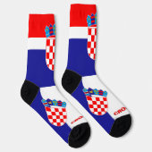 Chaussette Drapeau croate patriotique, Croatie durable (Droite)