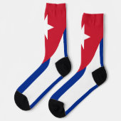 Chaussette Drapeau cubain (Gauche)