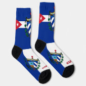 Chaussette Drapeau cubain Patriotique, Durable Cuba Premium (Droite)