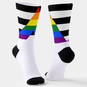 Chaussette Drapeau d'allié straight de SlipperyJoe lisse arc-