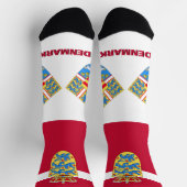 Chaussette Drapeau danois Patriotique, Danemark durable Premi (Haut)