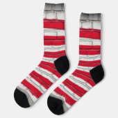 Chaussette Drapeau de briques américain (Gauche)