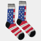 Chaussette Drapeau de briques américain (Droite)