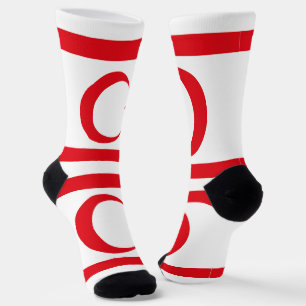 Chaussette Drapeau de Chypre du Nord