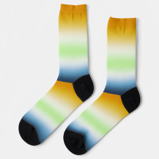 Chaussette Drapeau de fierté agender AroAce à dégradé