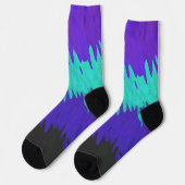 Chaussette Drapeau de fierté Alexigender Abstrait Squiggly Tr (Gauche)