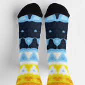 Chaussette Drapeau de fierté BoHo Groovy Géométrique Abstrait (Haut)
