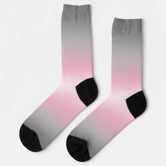 Chaussette Drapeau de fierté demifille à dégradé (Gauche)