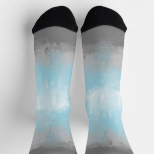 Chaussette Drapeau de fierté demigarçon funky abstrait grunge