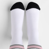 Chaussette Drapeau de fierté demigirl à dégradé (Haut)