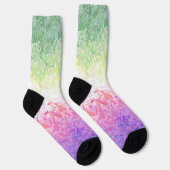 Chaussette Drapeau de Fierté Genderdoe Abstrait Boho Trippy (Droite)