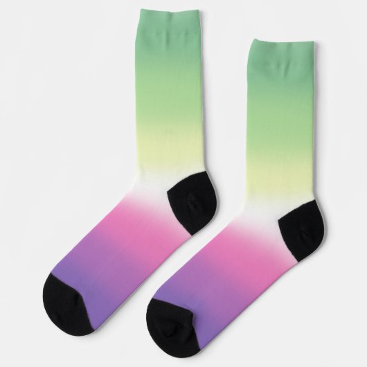 Chaussette Drapeau de fierté Gradient Genderfae (Gauche)