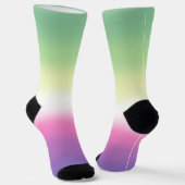 Chaussette Drapeau de fierté Gradient Genderfae (Angulaire)