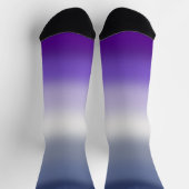 Chaussette Drapeau de fierté lesbienne butch à dégradé (Haut)