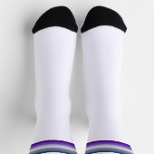 Chaussette Drapeau de fierté lesbienne Butch à dégradé (Haut)