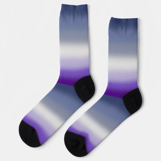 Chaussette Drapeau de fierté lesbienne Butch à dégradé (Gauche)