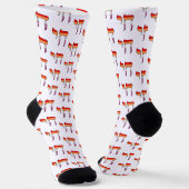 Chaussette Drapeau de fierté lesbienne Chai (Angulaire)