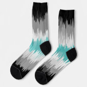 Chaussette Drapeau de fierté Libramaculine Abstrait Bohème Fu (Gauche)