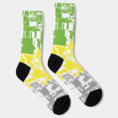 Chaussette Drapeau de fierté lithromantique abstrait funky gé (Droite)