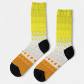 Chaussette Drapeau de fierté Maverique abstrait funky géométr (Gauche)