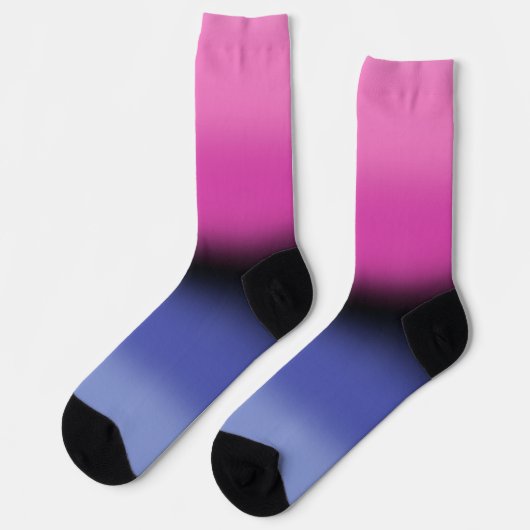 Chaussette Drapeau de fierté omnisexuelle à dégradé (Gauche)