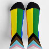 Chaussette Drapeau de fierté Progress LGBTQ+ (Haut)