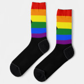 Chaussette Drapeau de fierté Progress Pride de SlipperyJoe si (Gauche)