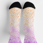 Chaussette Drapeau de fierté Trixic Abstrait Bohème Squiggly (Haut)