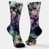 Chaussette Drapeau de fierté Uingender Boho Groovy Bulles Écl (Angulaire)