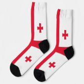Chaussette Drapeau de Géorgie (Gauche)
