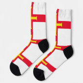 Chaussette Drapeau de Guernesey (Gauche)