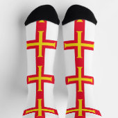 Chaussette Drapeau de Guernsey (Haut)