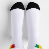 Chaussette Drapeau de Guinée (Haut)