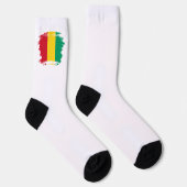 Chaussette Drapeau de Guinée (Droite)