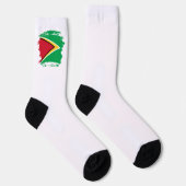 Chaussette Drapeau de Guyana (Droite)
