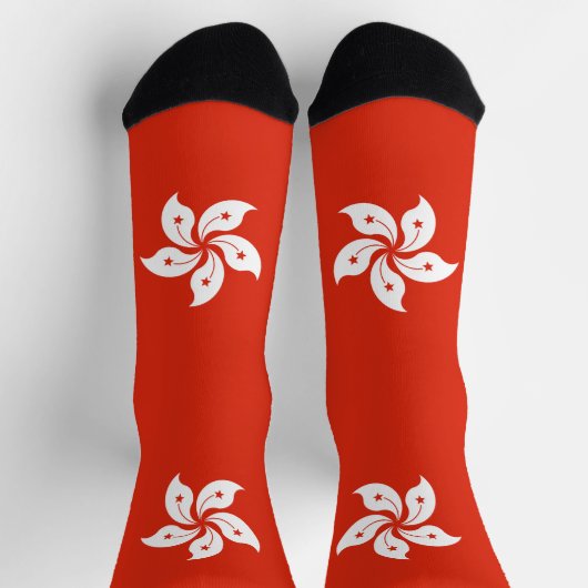 Chaussette Drapeau de Hong Kong (Haut)