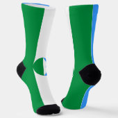 Chaussette Drapeau de Kabardino-Balkarie (Angulaire)