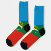 Chaussette Drapeau de Karatchaïévo-Tcherkessie (Gauche)