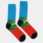 Chaussette Drapeau de Karatchaïévo-Tcherkessie (Droite)