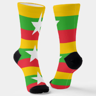 Chaussette Drapeau de la Birmanie