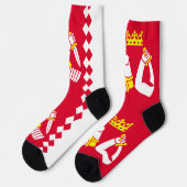 Chaussette Drapeau de la Carélie du Nord (Gauche)