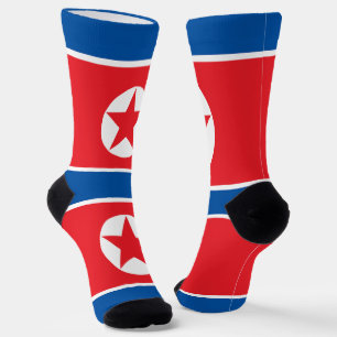 Chaussette Drapeau de la Corée du Nord
