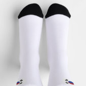 Chaussette Drapeau de la Corée du Sud (Haut)